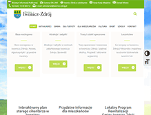 Tablet Screenshot of iwonicz-zdroj.pl
